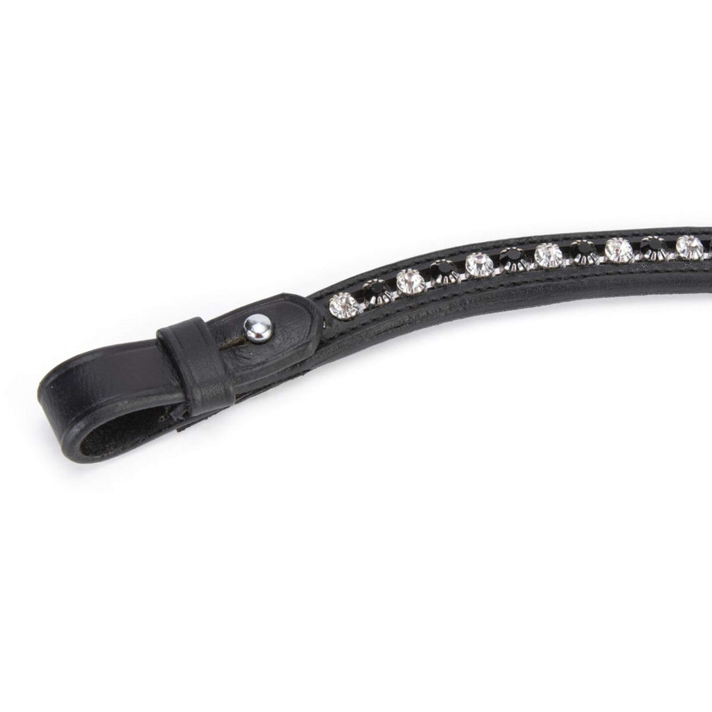 Velociti by Shires Stirnriemen GARA Black Diamante Schwarz