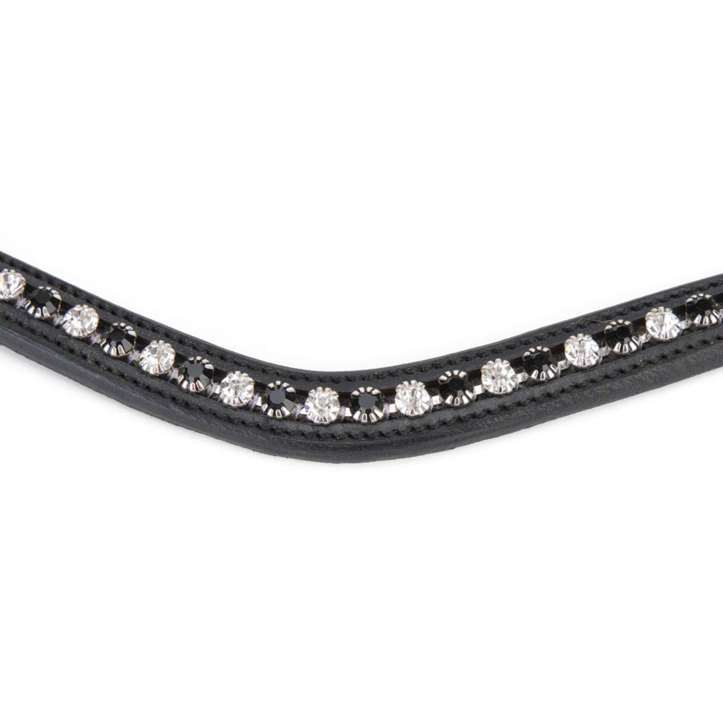 Velociti by Shires Stirnriemen GARA Black Diamante Schwarz