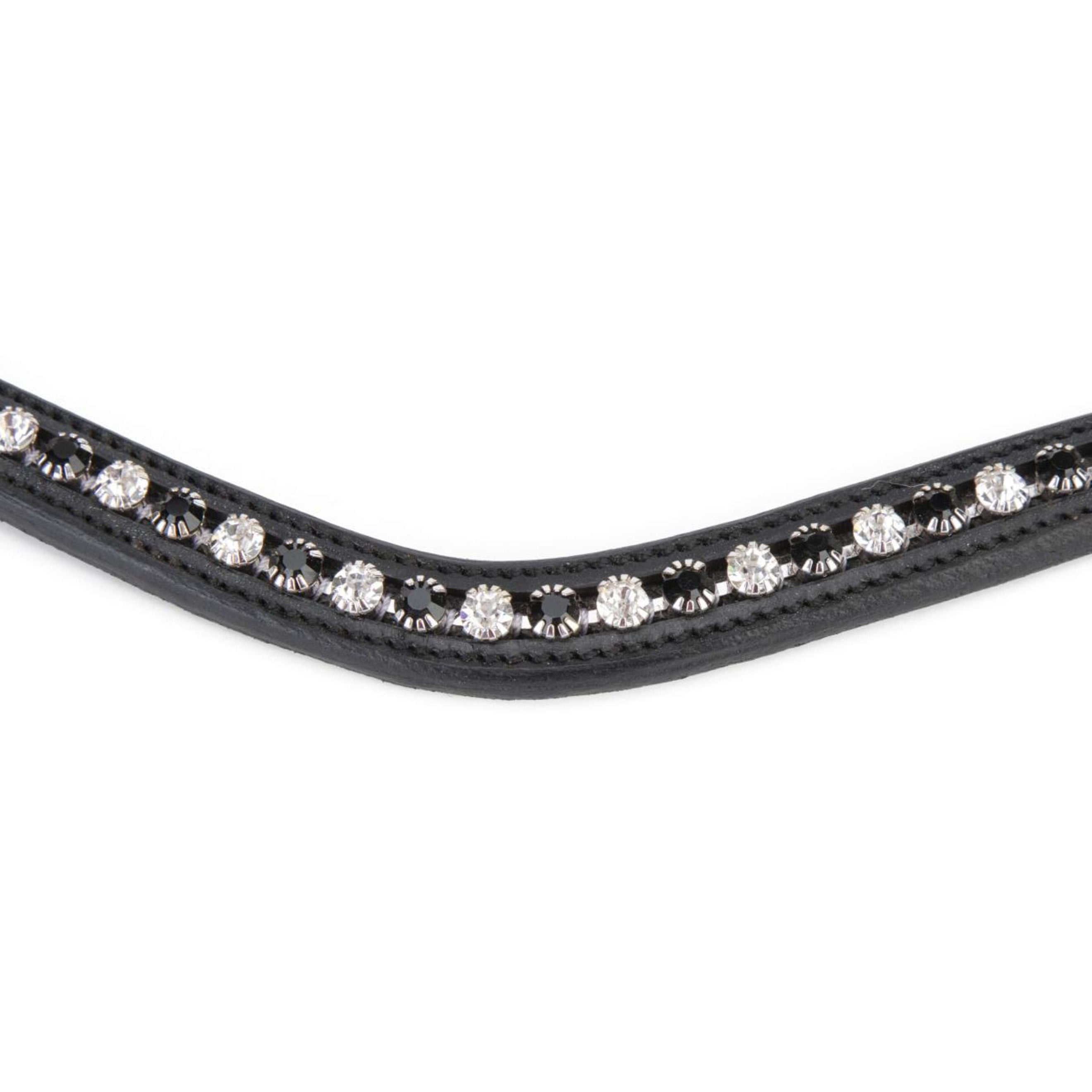 Velociti by Shires Stirnriemen GARA Black Diamante Schwarz