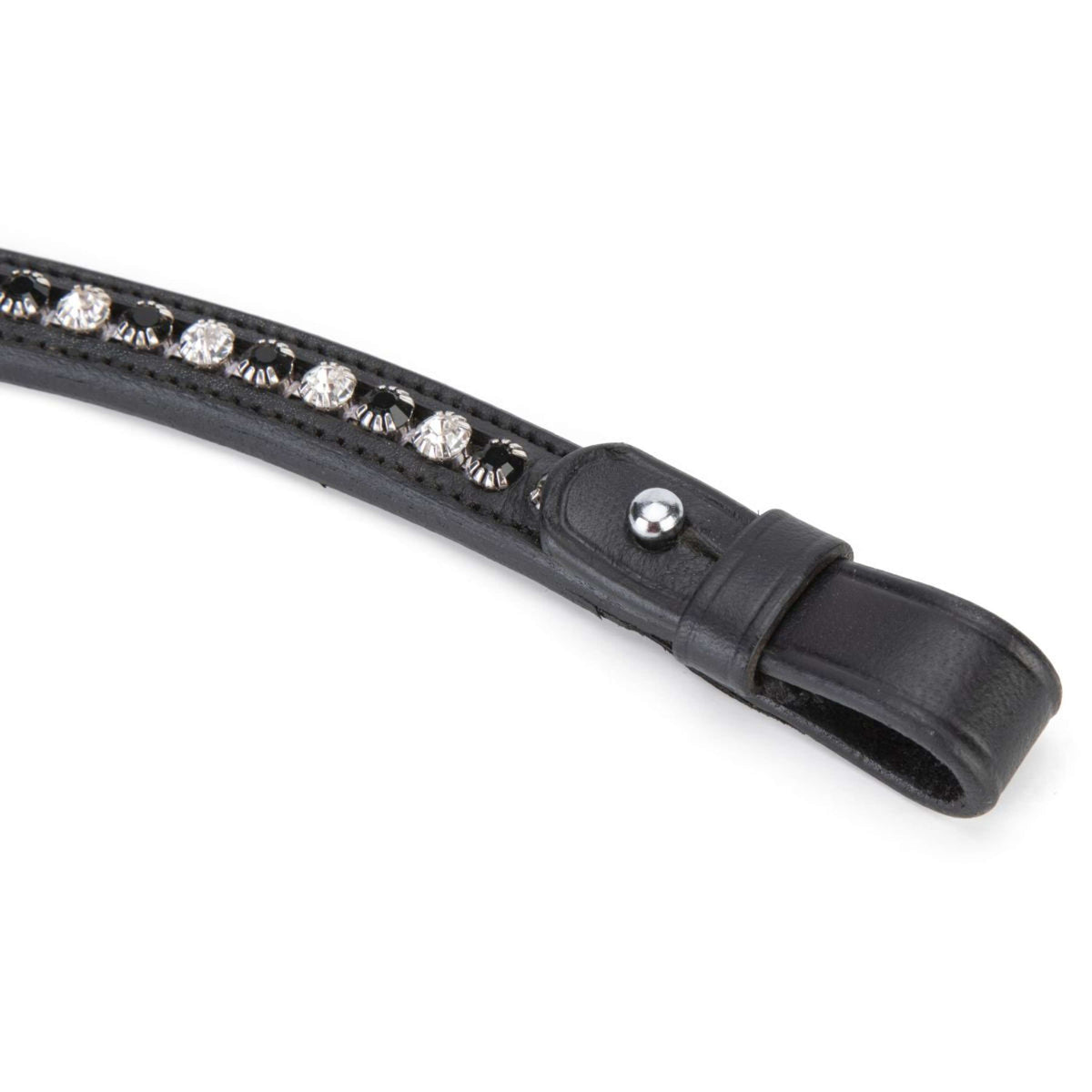 Velociti by Shires Stirnriemen GARA Black Diamante Schwarz