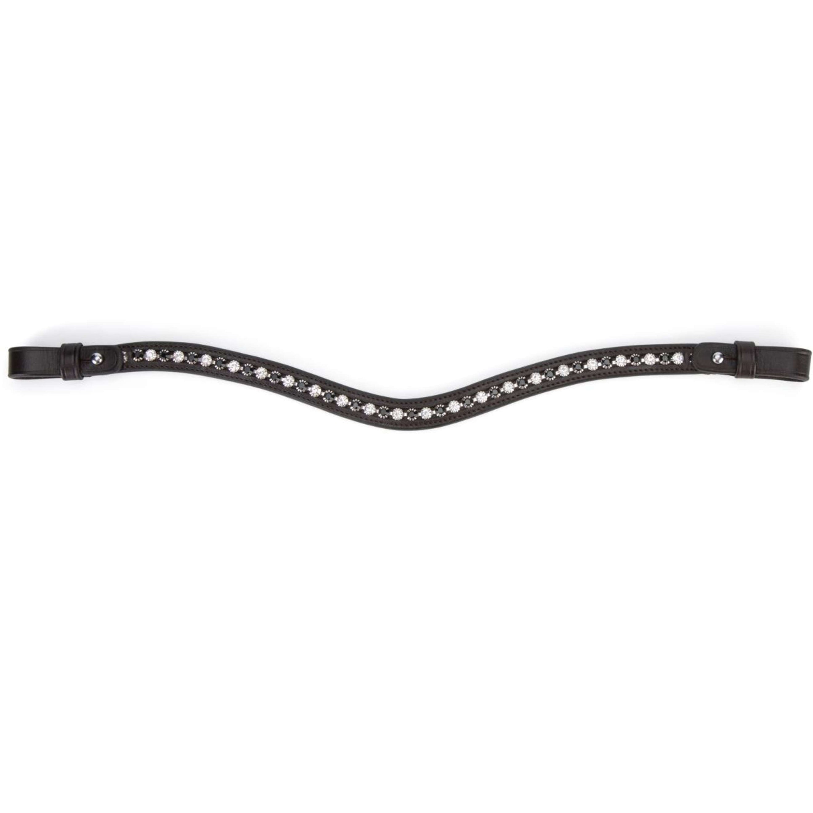 Velociti by Shires Stirnriemen GARA Black Diamante Havanna