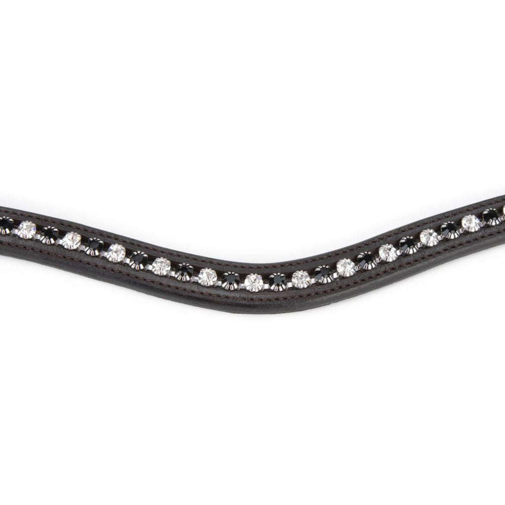 Velociti by Shires Stirnriemen GARA Black Diamante Havanna