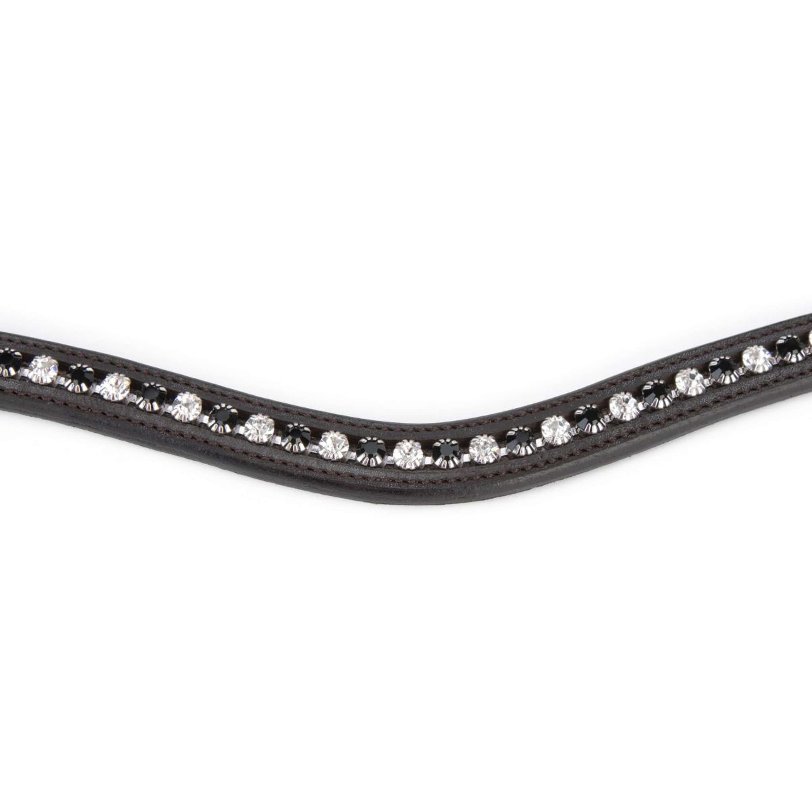 Velociti by Shires Stirnriemen GARA Black Diamante Havanna