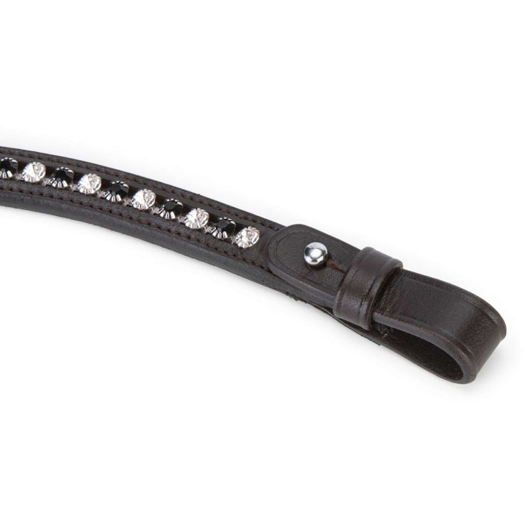 Velociti by Shires Stirnriemen GARA Black Diamante Havanna