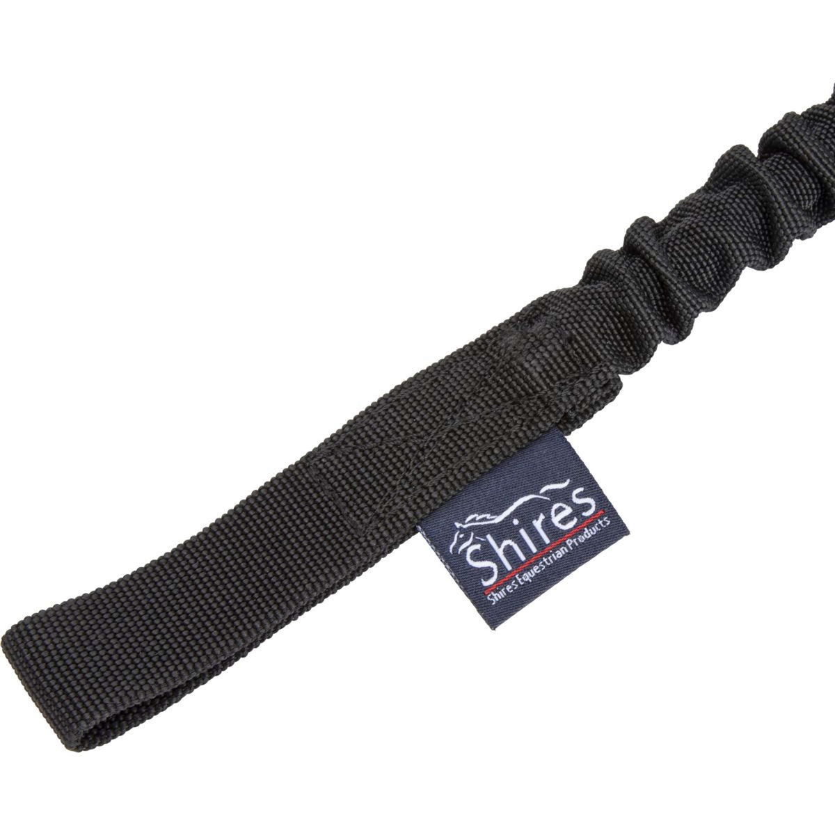 Shires Anbindestrick Bungee Breakaway Schwarz