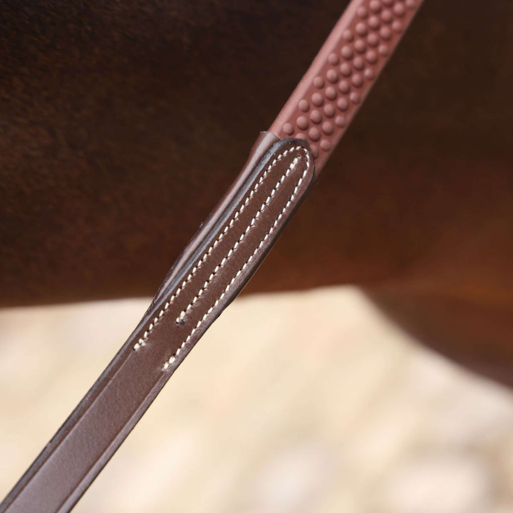 Velociti by Shires Zügel Lusso Elite Pro SureGrip Havanna