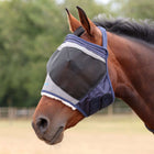 FlyGuard by Shires Fliegenmaske Pro Fine Mesh Ohne Ohren Navy