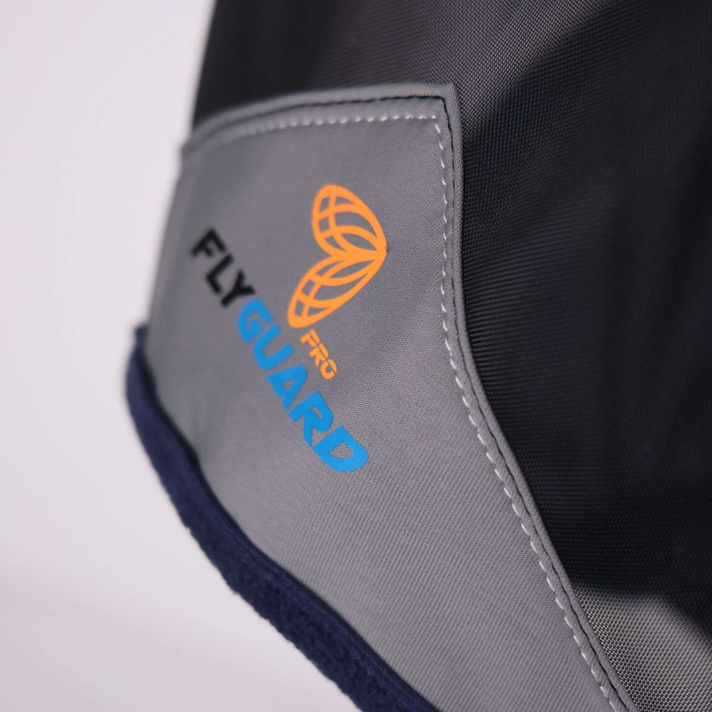 FlyGuard by Shires Fliegenmaske Pro Fine Mesh mit Ohrausschnitt Navy
