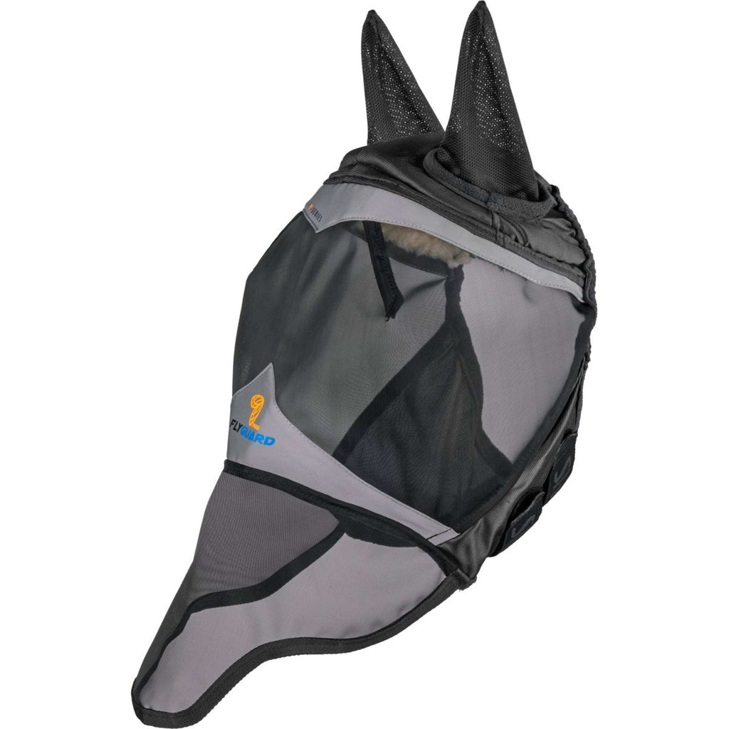 FlyGuard by Shires Fliegenmaske Pro Fine Mesh mit Ohren und Nase Jet