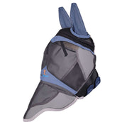 FlyGuard by Shires Fliegenmaske Pro Air Motion mit Ohren und Nase Deep Airforce Blue