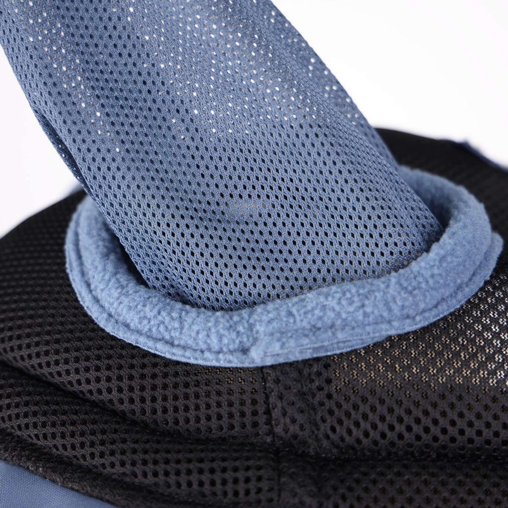 FlyGuard by Shires Fliegenmaske Pro Air Motion mit Ohren und Nase Deep Airforce Blue