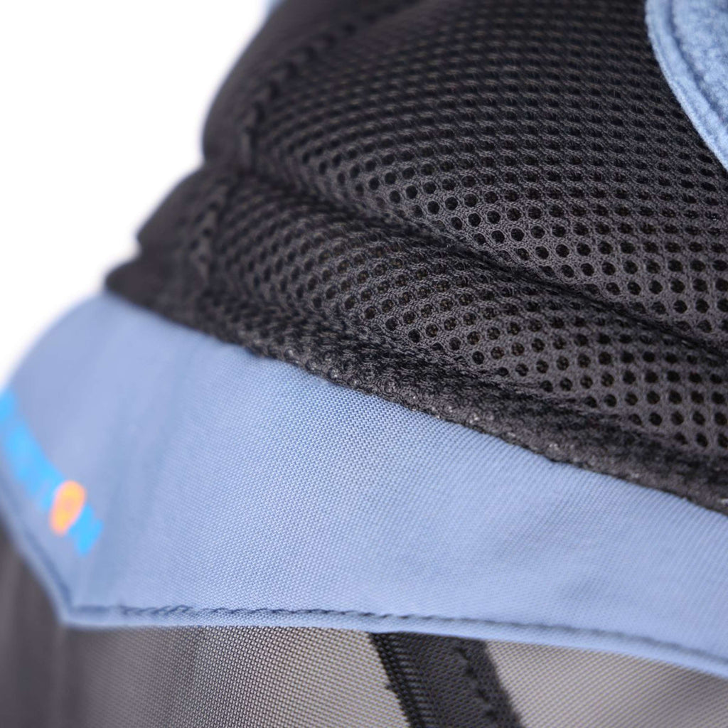 FlyGuard by Shires Fliegenmaske Pro Air Motion mit Ohren und Nase Deep Airforce Blue