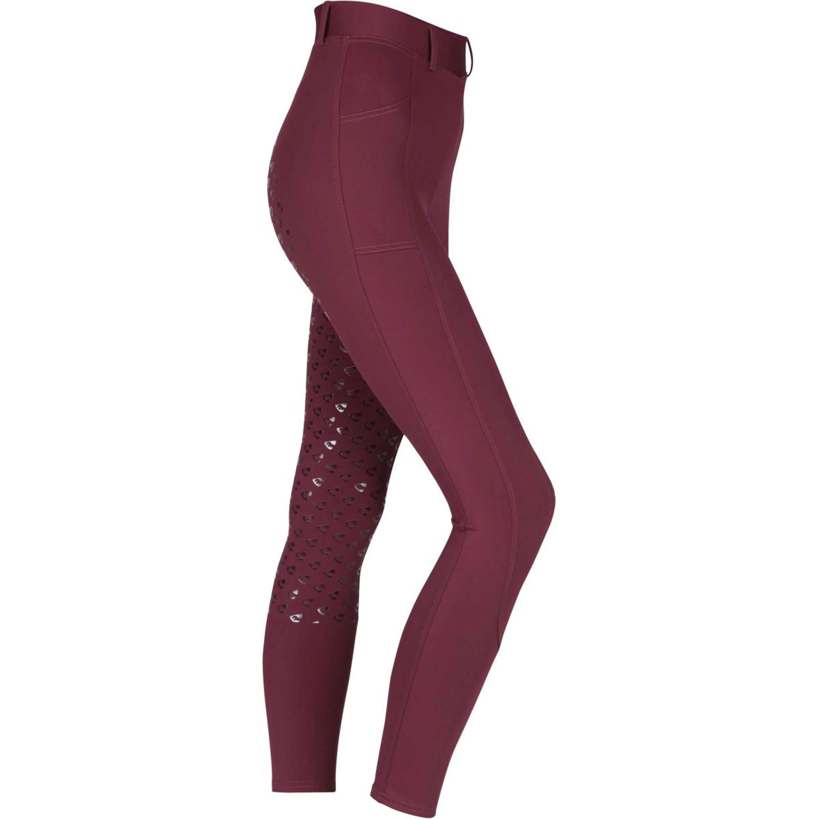 Aubrion Reitleggings Albany Black Cherry