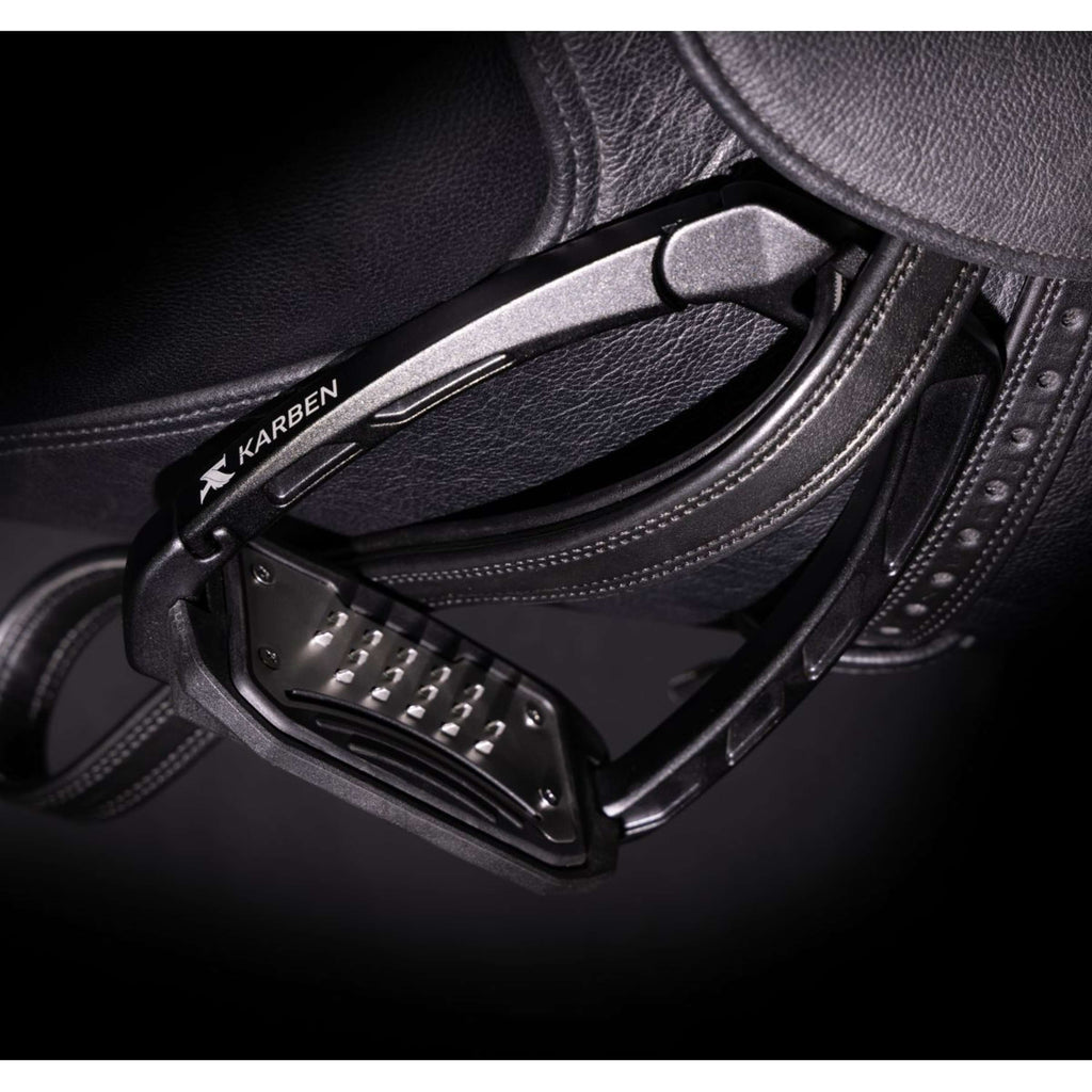 Karben by Shires Steigbügel Ultra Grip Schwarz