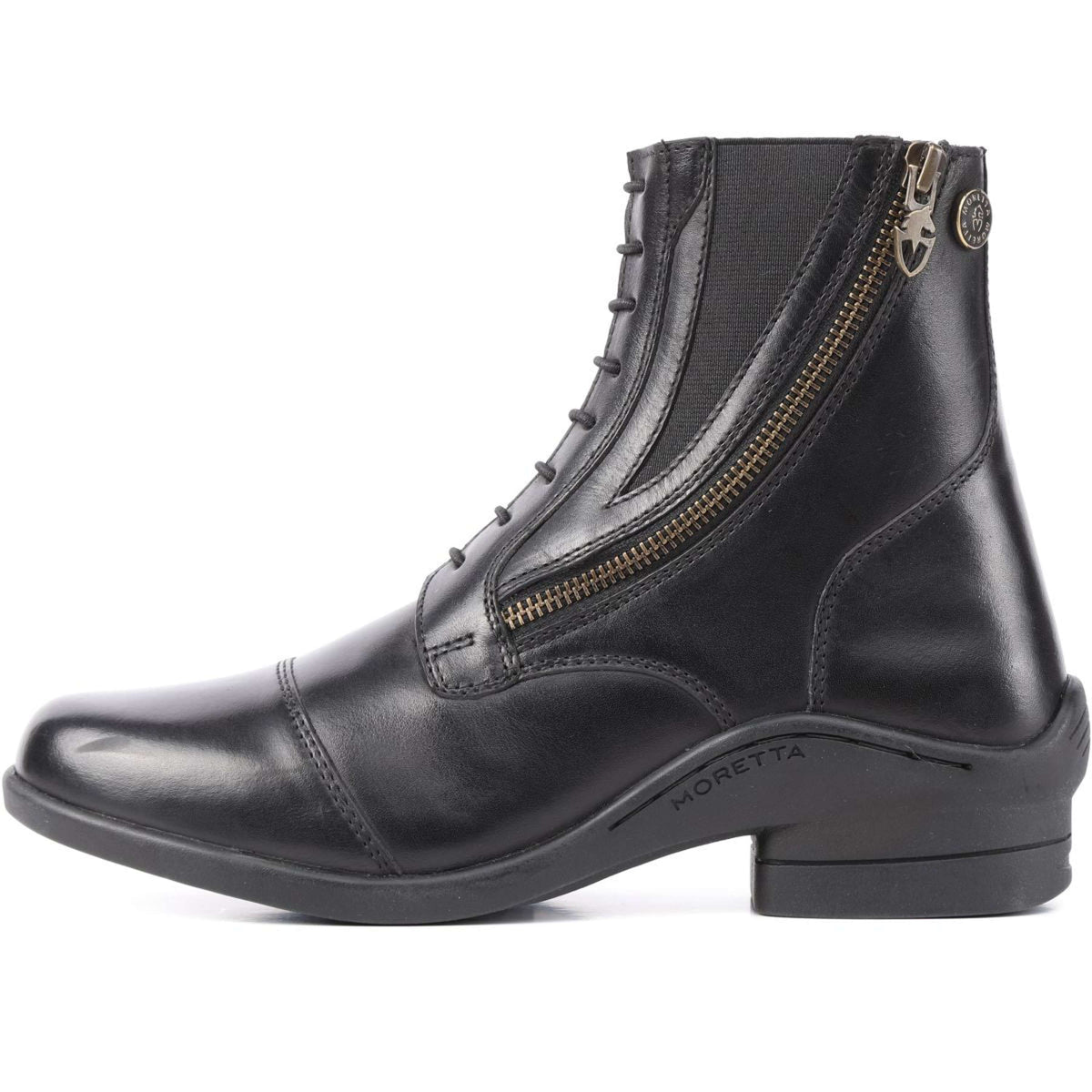 Moretta Stiefeletten Allessia Leather Schwarz