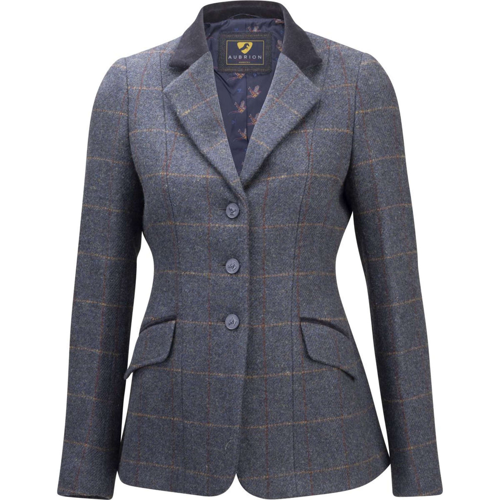 Aubrion by Shires Turnierjacket Saratoga Juniper Navy Check