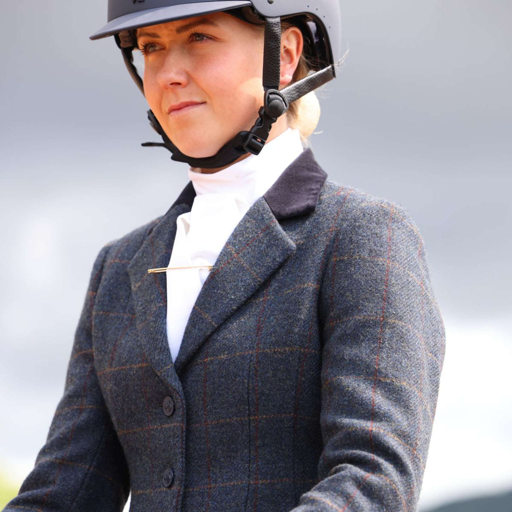 Aubrion by Shires Turnierjacket Saratoga Juniper Navy Check
