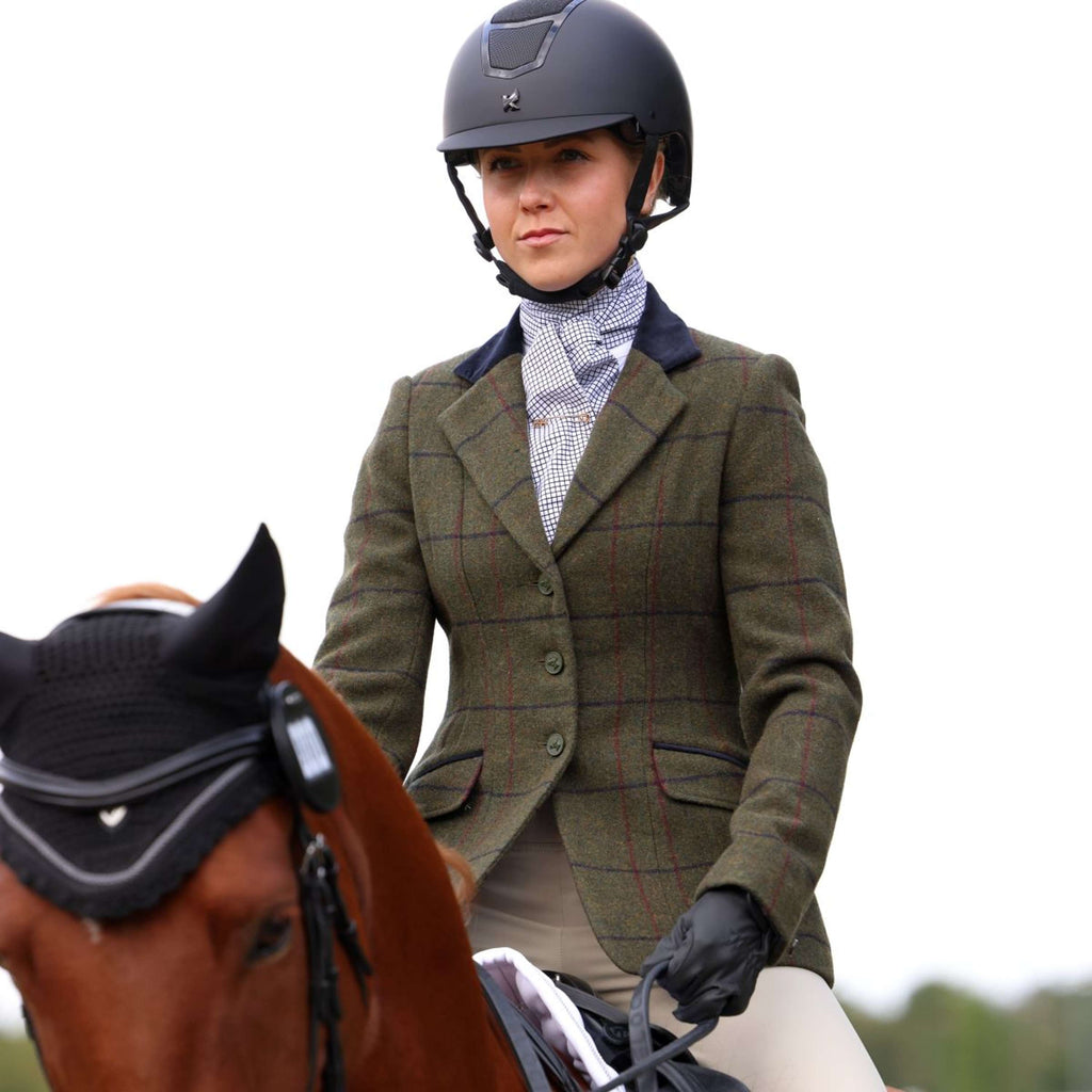 Aubrion by Shires Turnierjacket Saratoga Spruce Grün Check