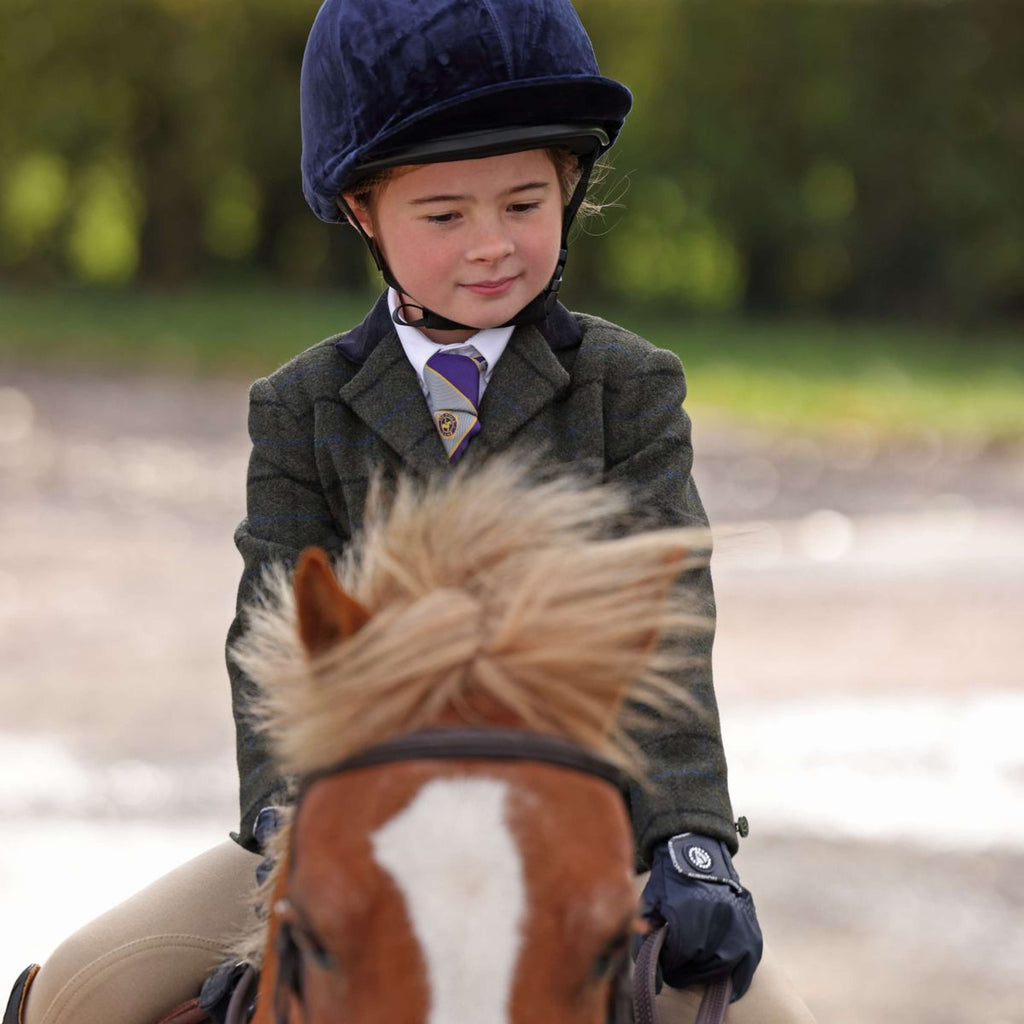 Aubrion by Shires Turnierjacket Saratoga Kinder Dunkel Grün Check