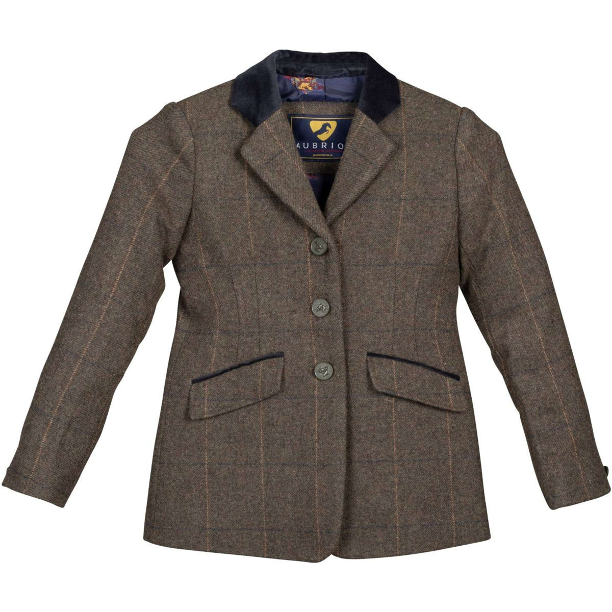 Aubrion by Shires Turnierjacket Saratoga Kinder Grün Check
