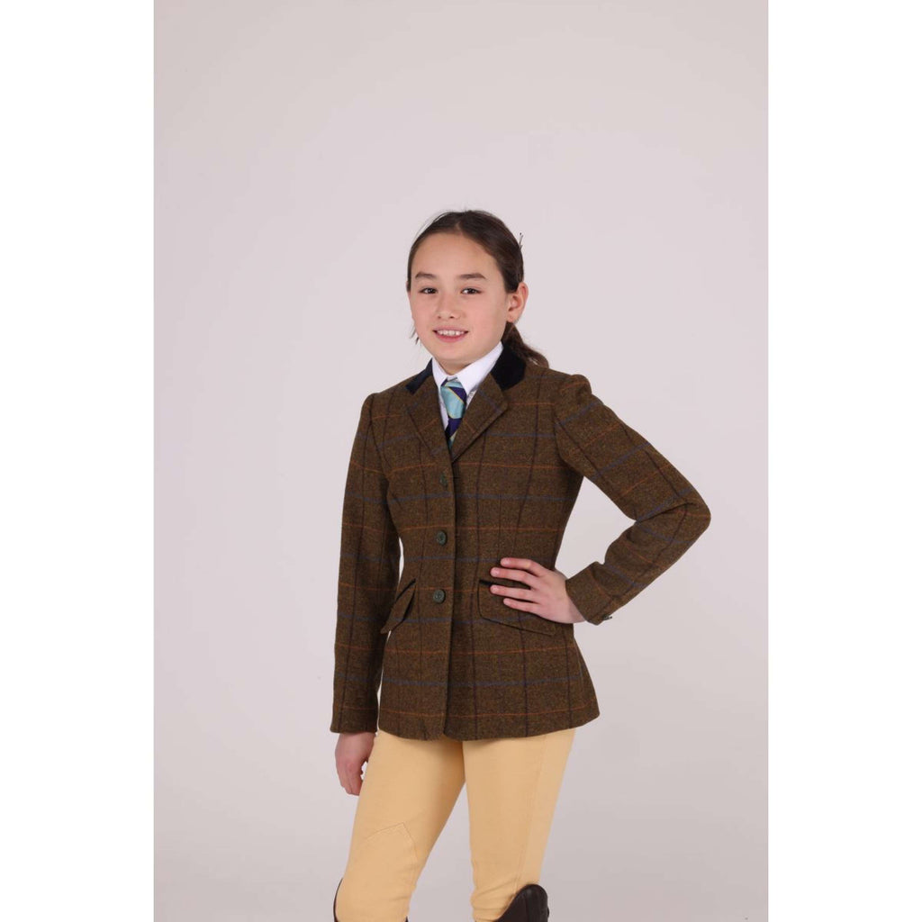 Aubrion by Shires Turnierjacket Saratoga Kinder Eichenbraun Check