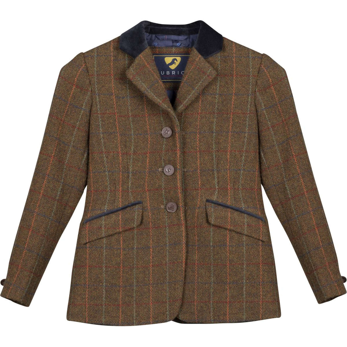 Aubrion by Shires Turnierjacket Saratoga Kinder Rost Check