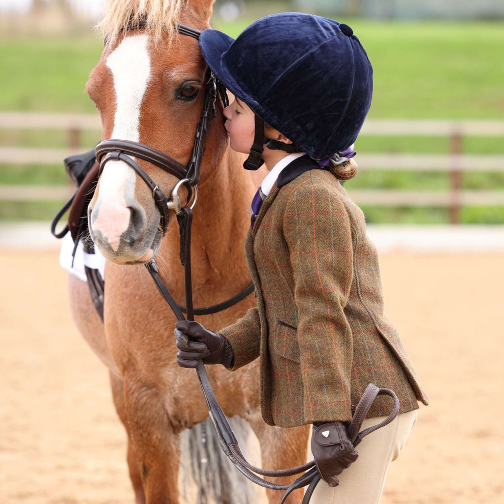 Aubrion by Shires Turnierjacket Saratoga Kinder Rost Check