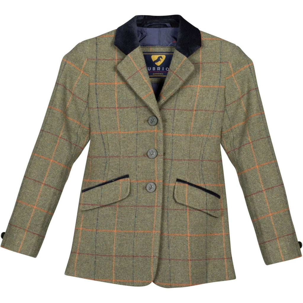 Aubrion by Shires Turnierjacket Saratoga Kinder Rot/Gelb/Blau Check