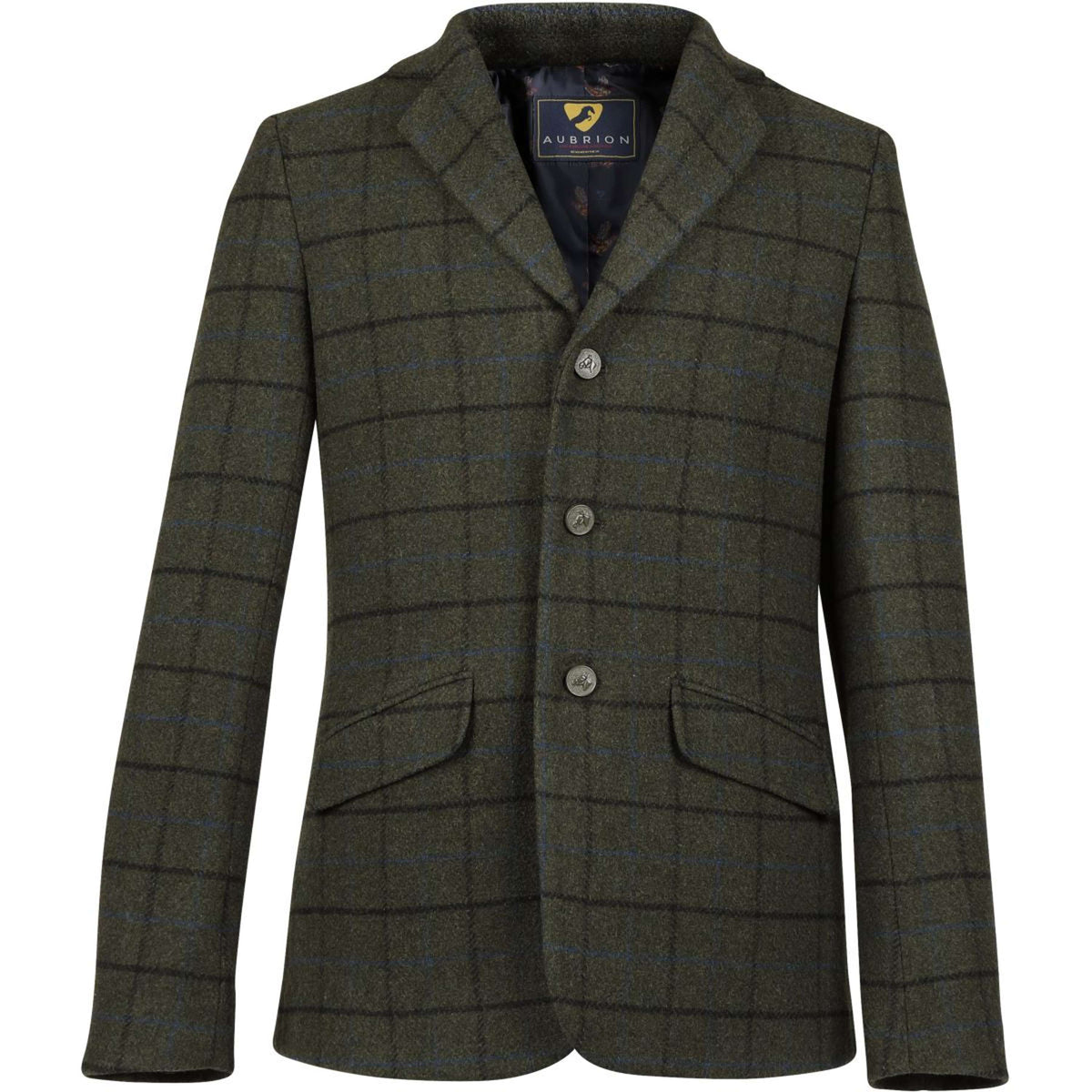 Aubrion by Shires Turnierjacket Saratoga Herren Dunkel Grün Check