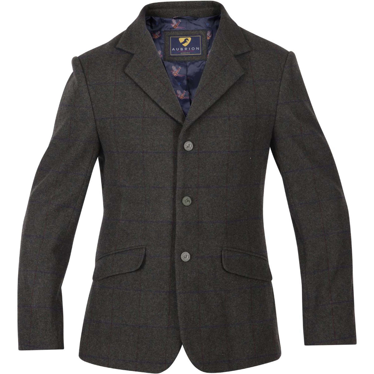 Aubrion by Shires Turnierjacket Saratoga Herren Elm Grün Check