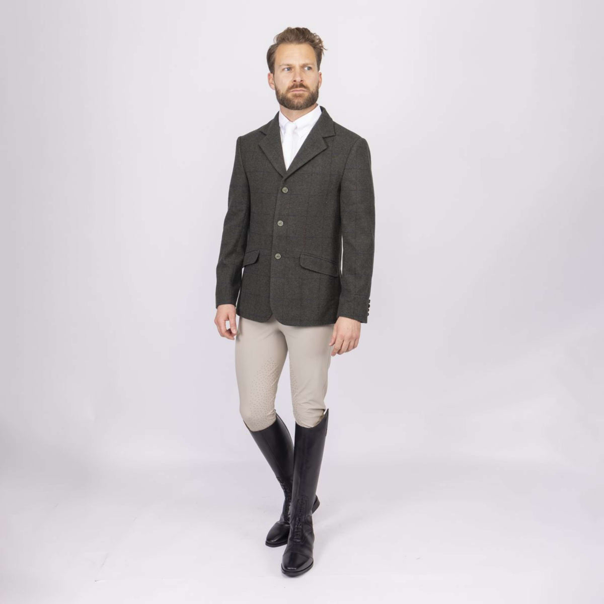 Aubrion by Shires Turnierjacket Saratoga Herren Elm Grün Check