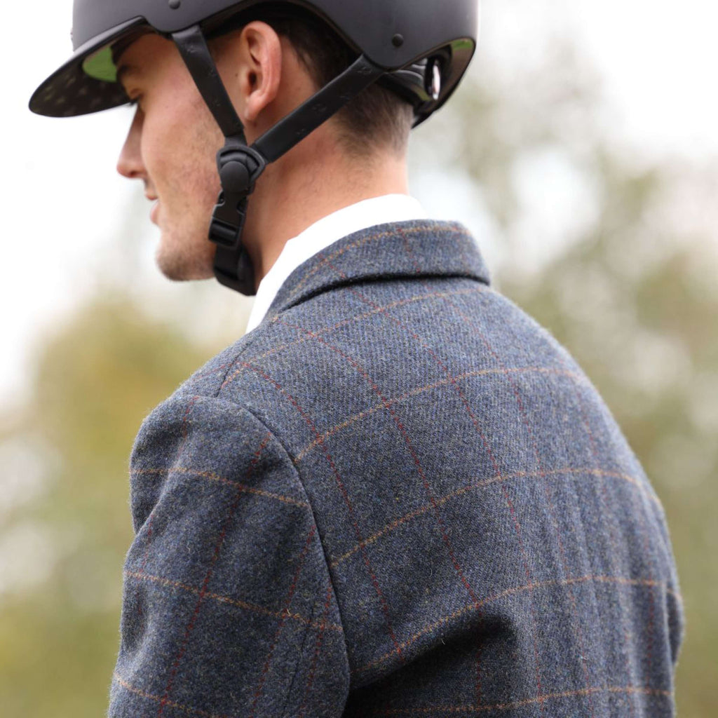 Aubrion by Shires Turnierjacket Saratoga Herren Juniper Navy Check