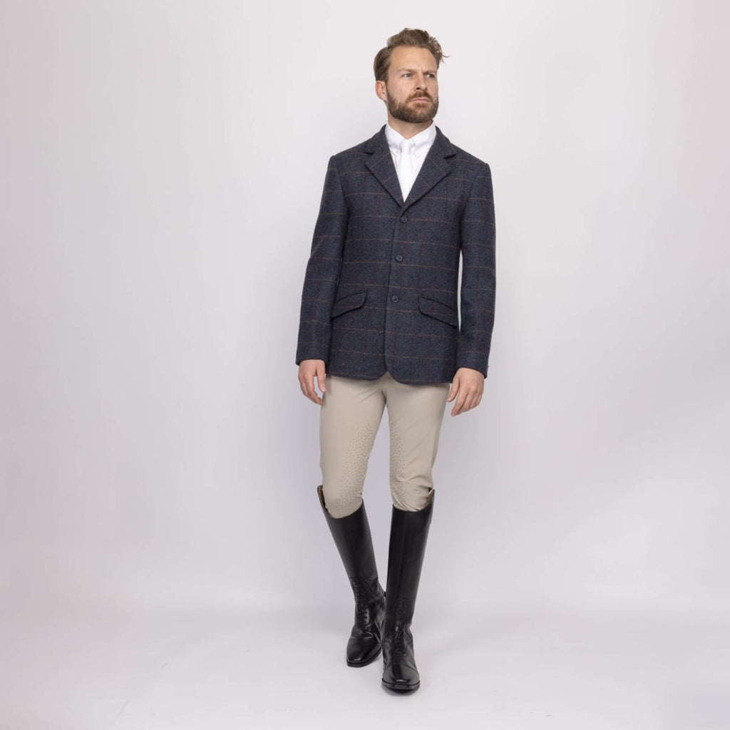 Aubrion by Shires Turnierjacket Saratoga Herren Juniper Navy Check