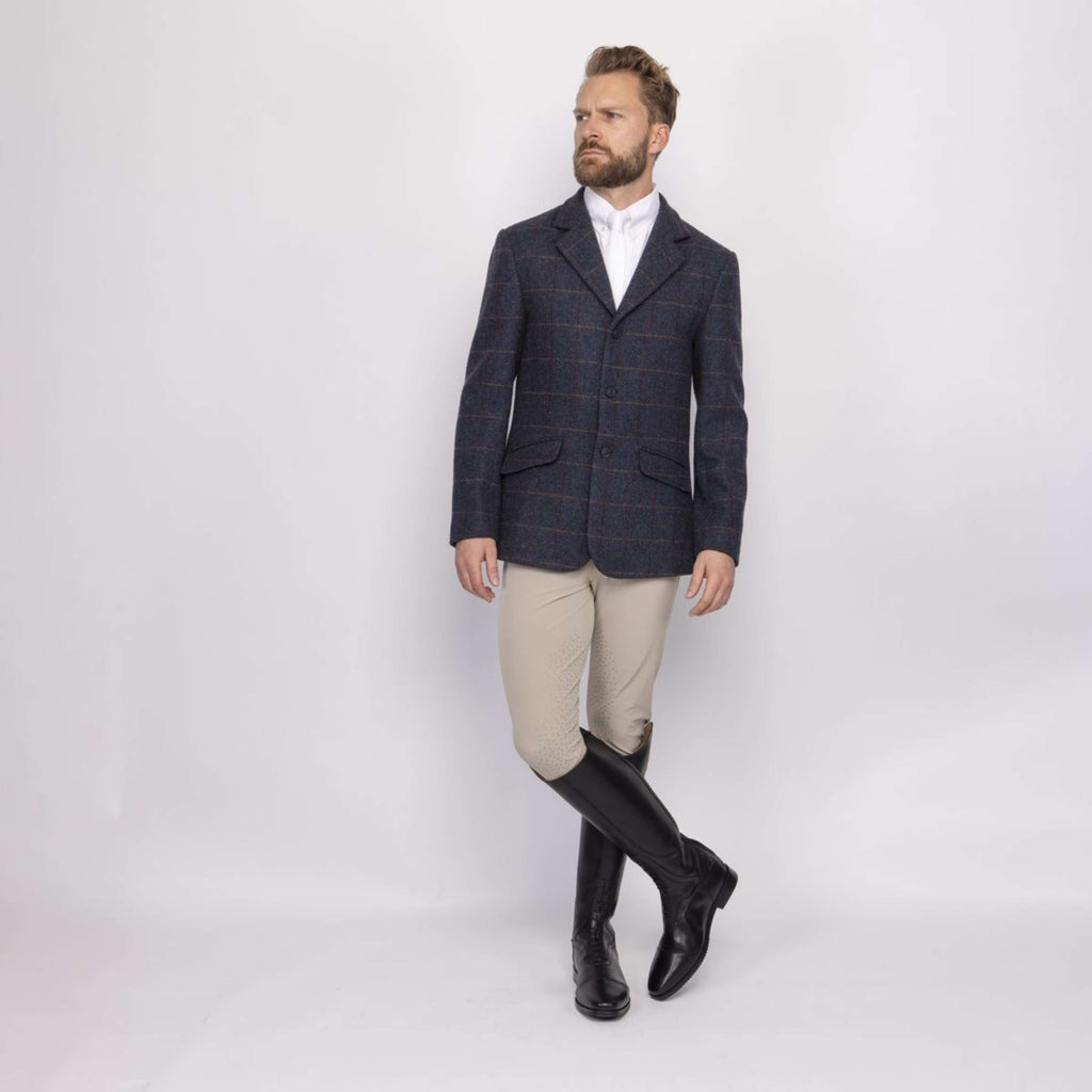 Aubrion by Shires Turnierjacket Saratoga Herren Juniper Navy Check