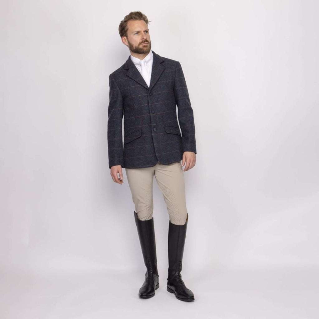 Aubrion by Shires Turnierjacket Saratoga Herren Juniper Navy Check