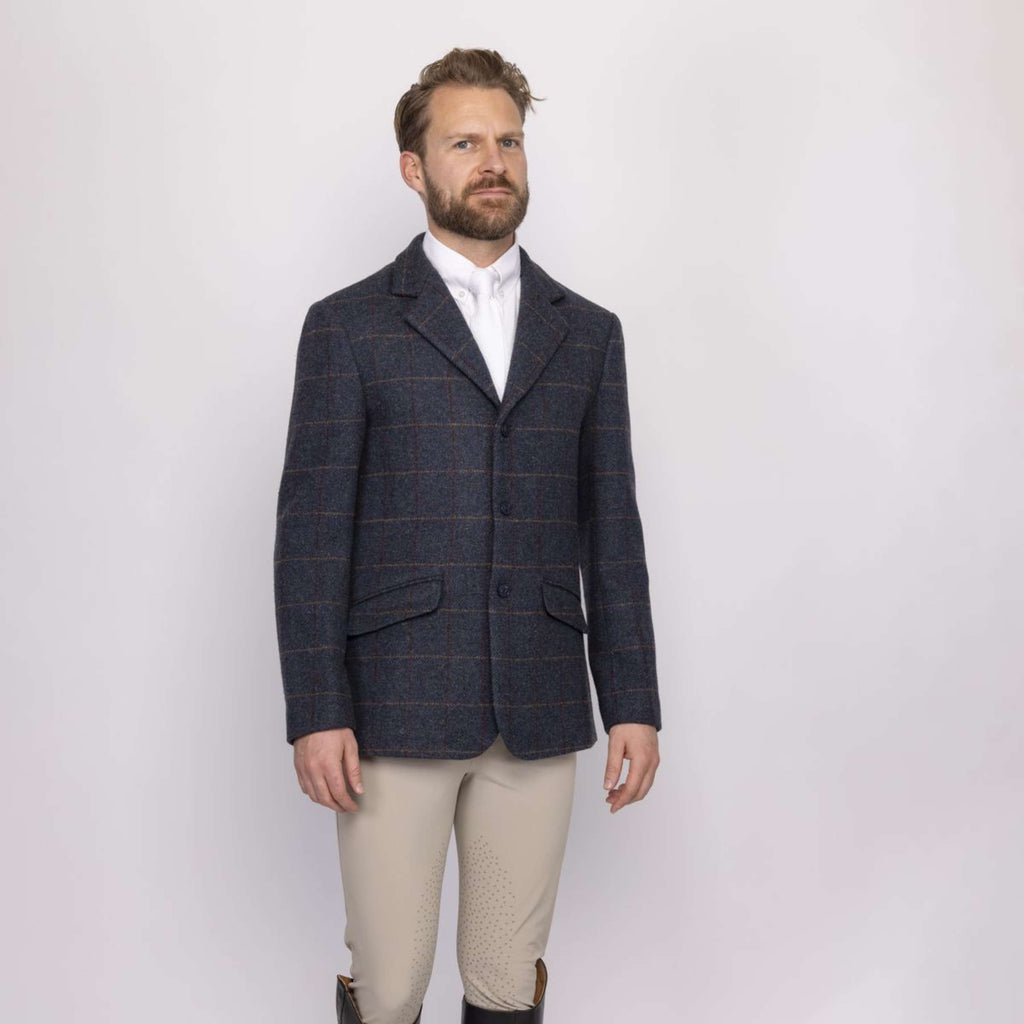 Aubrion by Shires Turnierjacket Saratoga Herren Juniper Navy Check