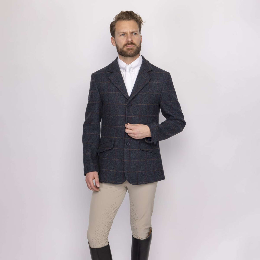 Aubrion by Shires Turnierjacket Saratoga Herren Juniper Navy Check