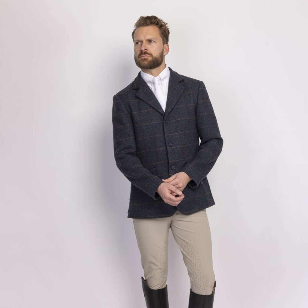 Aubrion by Shires Turnierjacket Saratoga Herren Juniper Navy Check