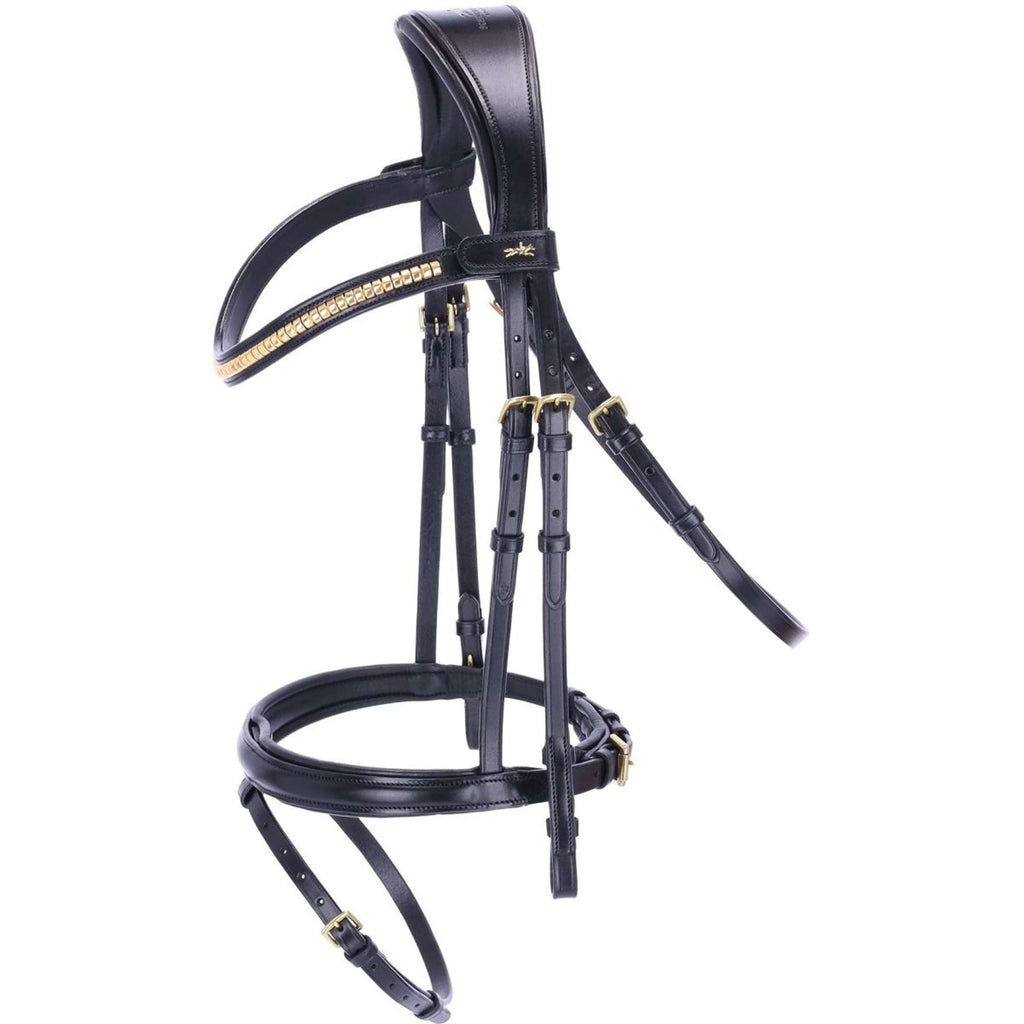 Schockemöhle Zaum Monza C Schwarz/Gold