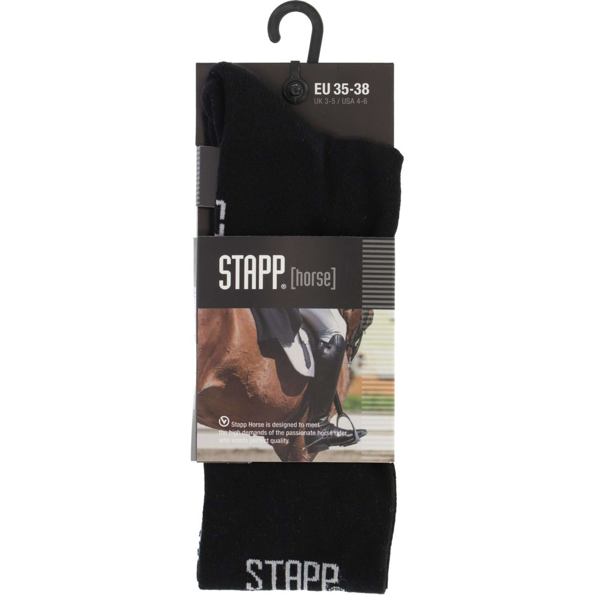 Stapp Horse Reitsocken Born To Ride Horses Schwarz