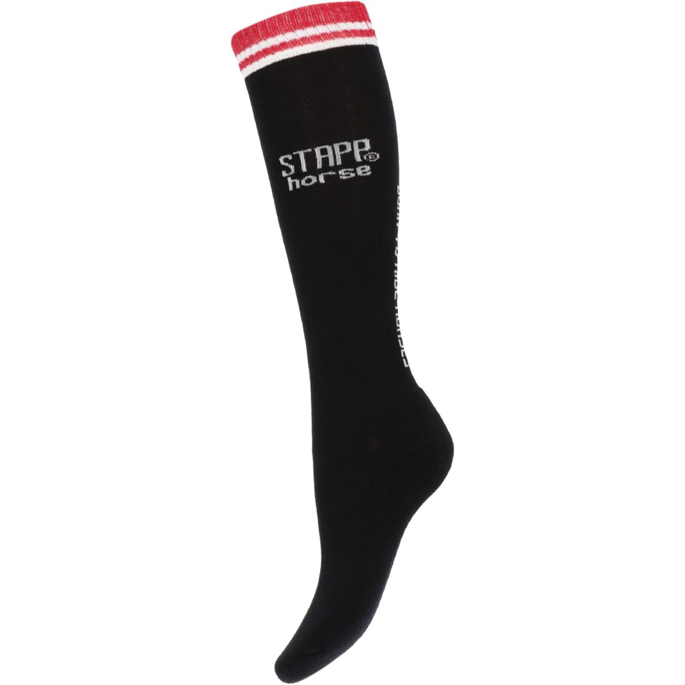 Stapp Horse Reitsocken Born To Ride Horses Schwarz