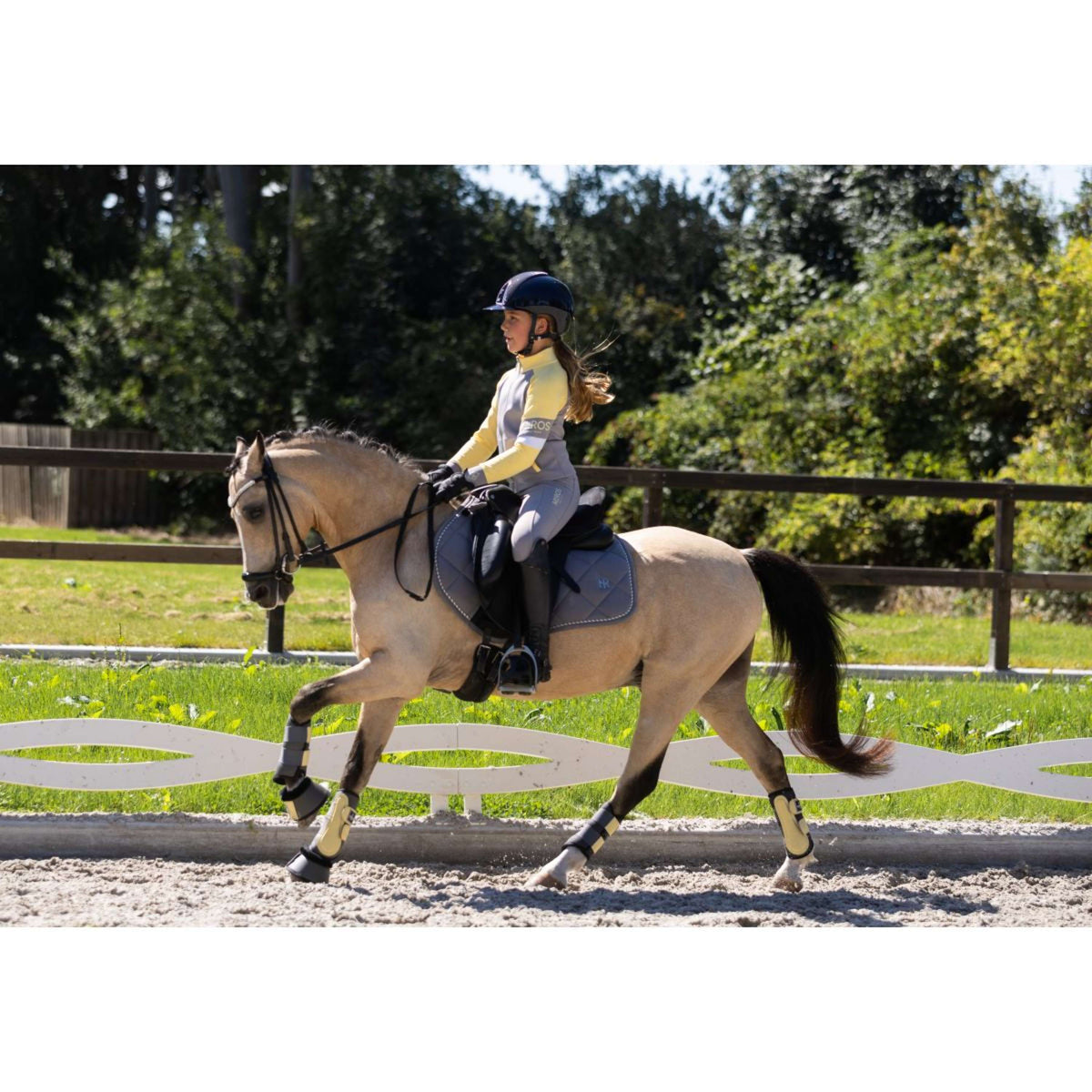 Mrs. Ros Dressage Boots Neopren Hinten Soft Yellow