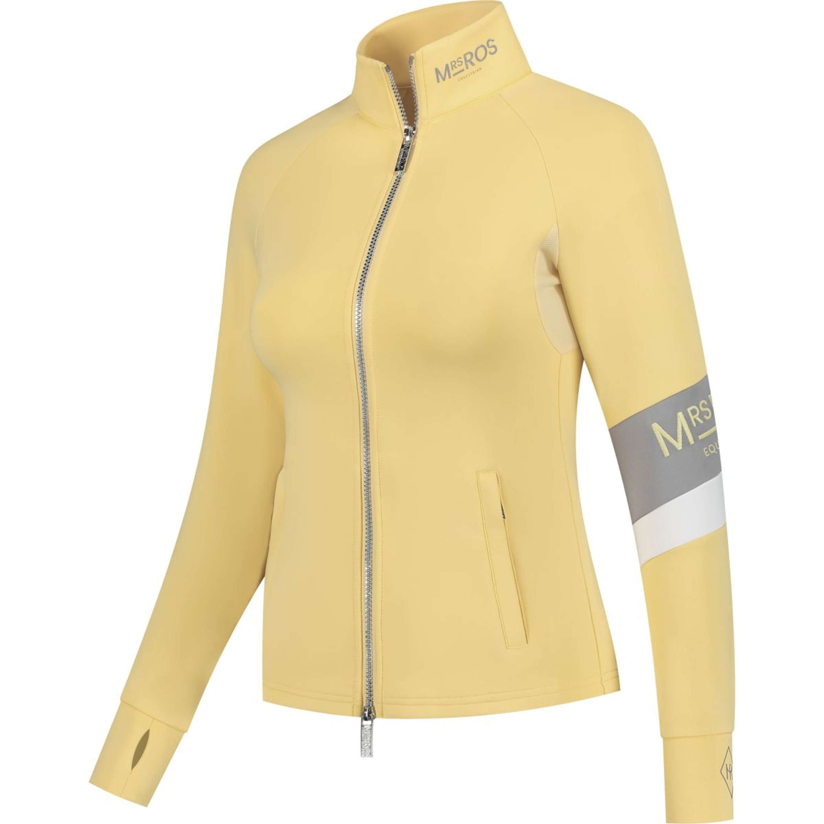 Mrs. Ros Trainingsjacke Superior Stripe Soft Yellow