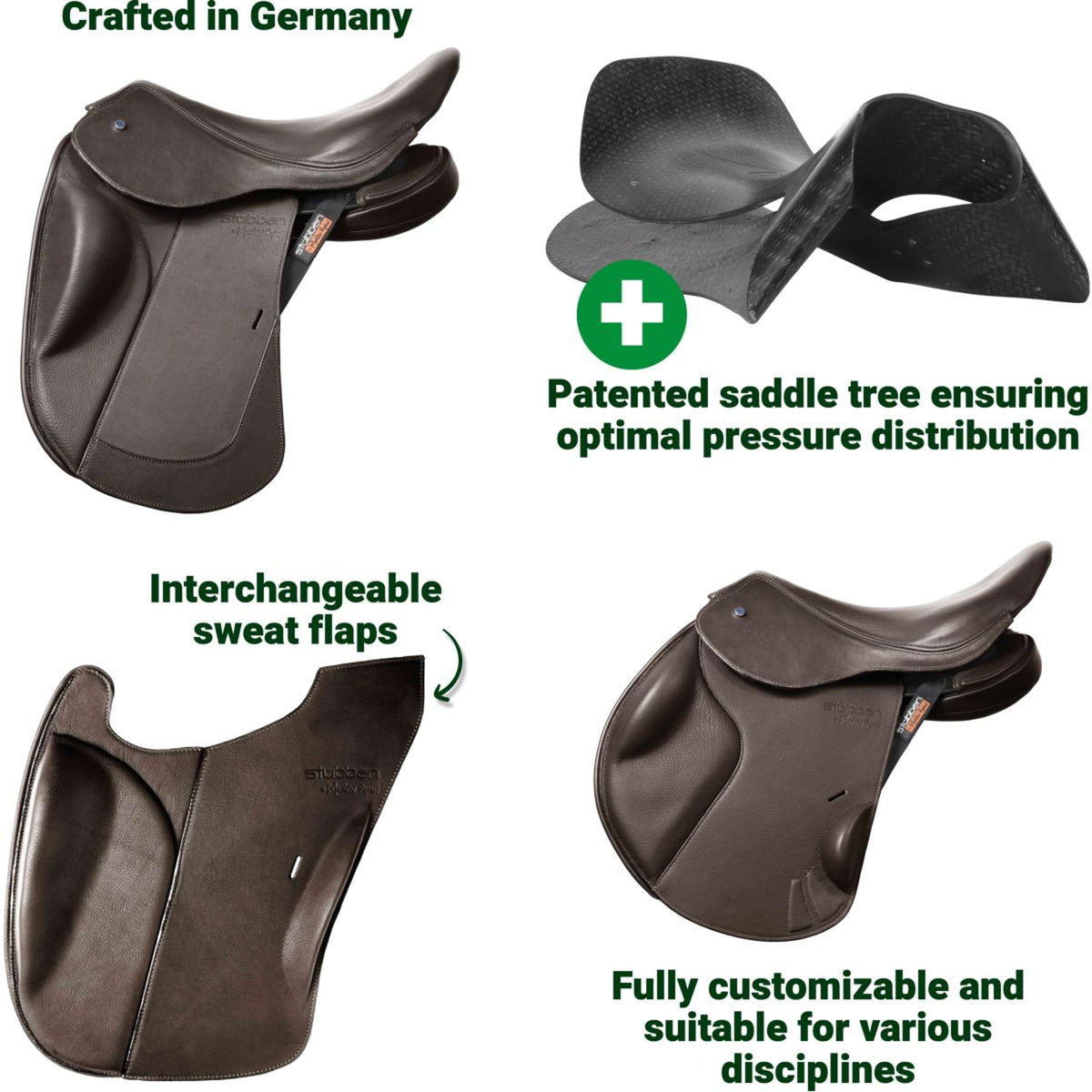 Stübben Springsattel REVsport Ebenholz