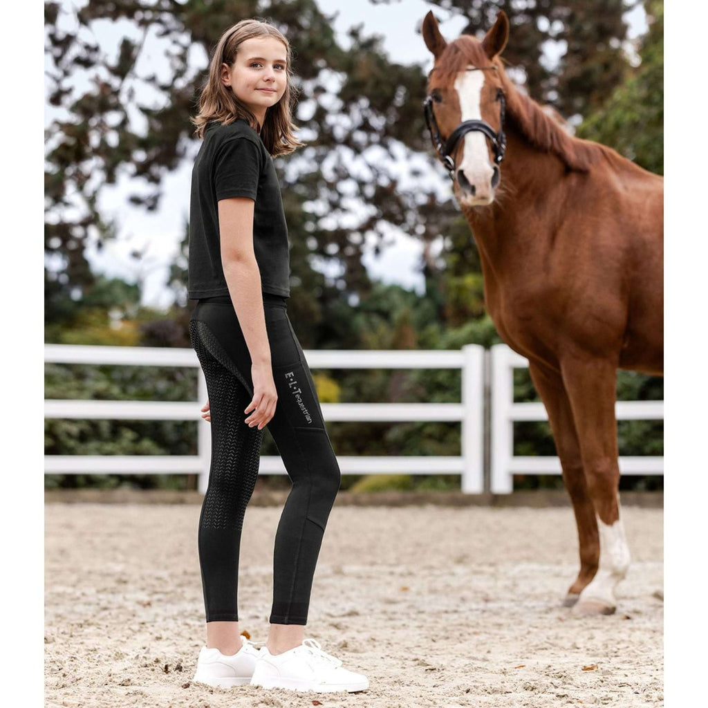 ELT Reitleggings Ella Glam Schwarz