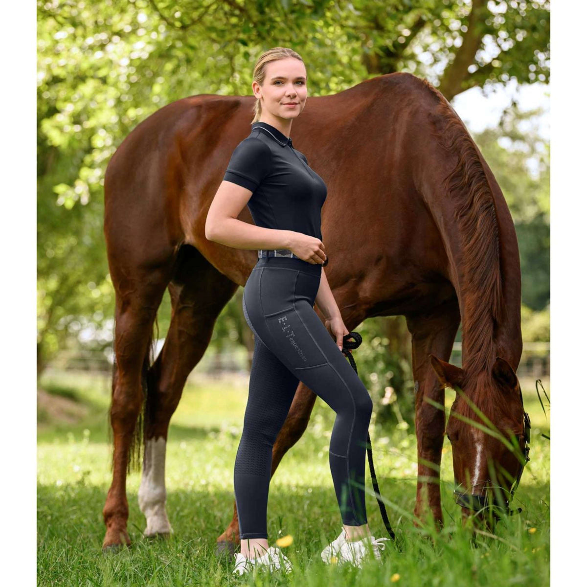 ELT Reitleggings Ella Glam Nachtblau