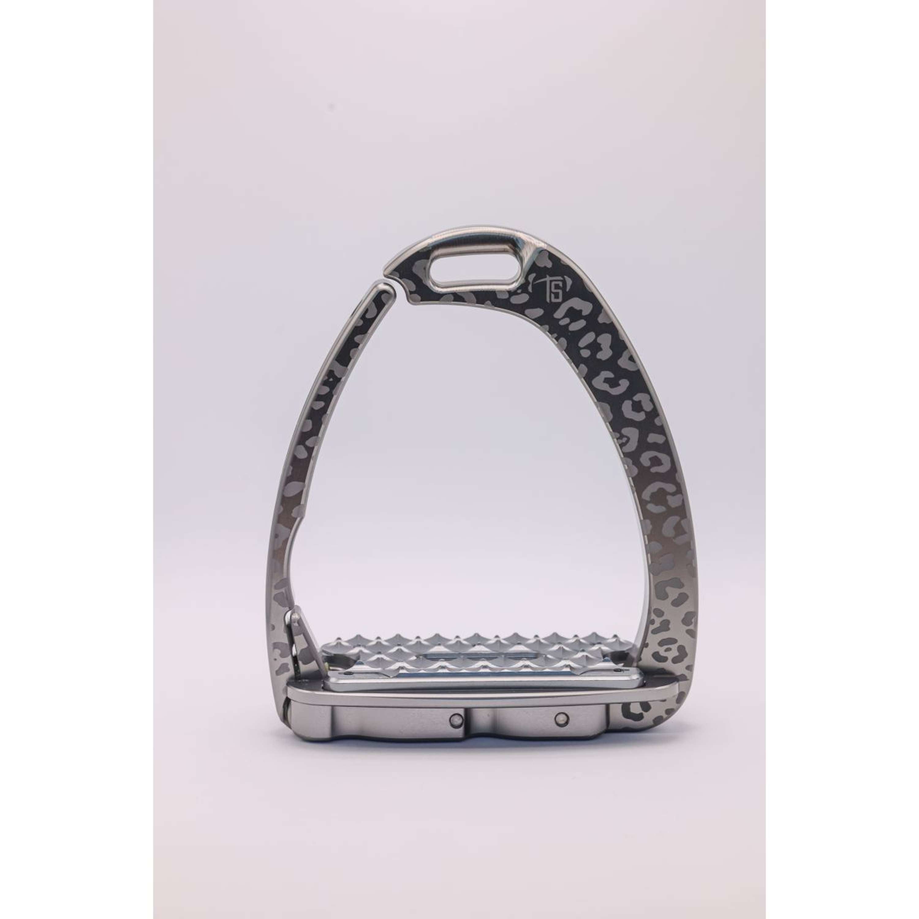 Tech Stirrups Steigbügel Venice Children Leopard Titanium