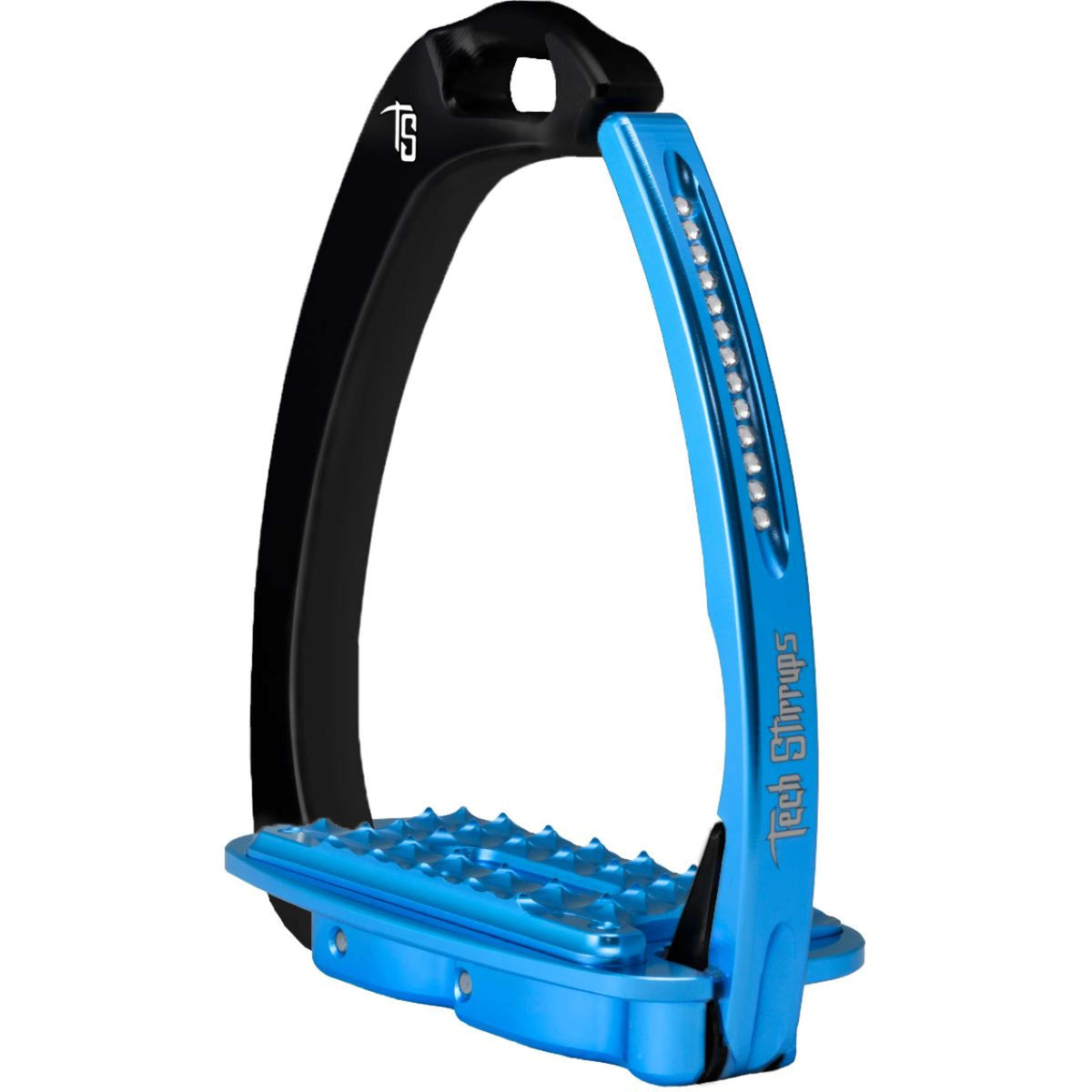 Tech Stirrups Steigbügel Venice Sloped Evo Swarovski Schwarz/Blau