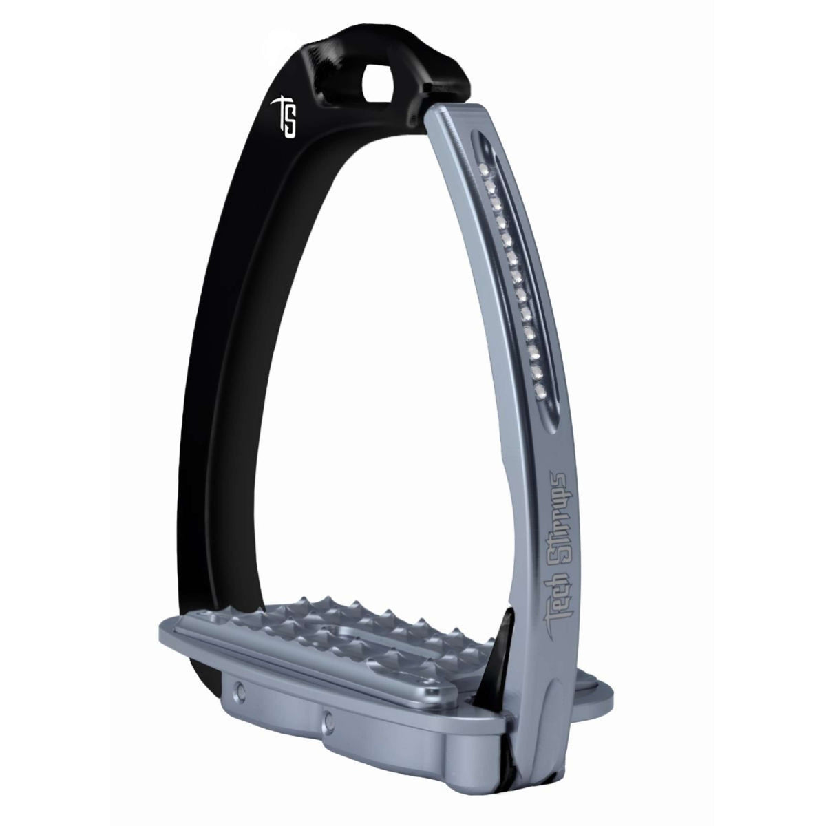 Tech Stirrups Steigbügel Venice Sloped Evo Swarovski Schwarz/Titan