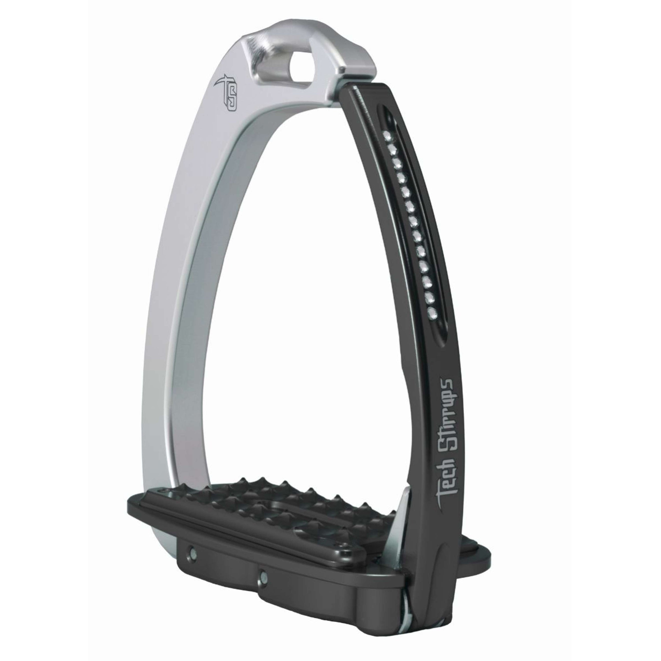 Tech Stirrups Steigbügel Venice Sloped Evo Swarovski Silber/Schwarz Tech Stirrups Steigbügel Venice Sloped Evo Swarovski Silber/Schwarz